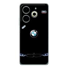 Силиконовый бампер с картинкой машины на Tecno Pova 6 Neo 5G – Черный BMW