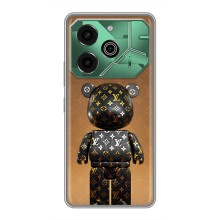 Чехлы для Tecno Pova 6 Pro - Bearbrick Louis Vuitton (PREMIUMPrint) – Bearbrick