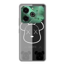 Чехлы для Tecno Pova 6 Pro - Bearbrick Louis Vuitton (PREMIUMPrint) – БеарБрик глаза