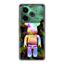 Чехлы для Tecno Pova 6 Pro - Bearbrick Louis Vuitton (PREMIUMPrint) – Яркий Bearbrick