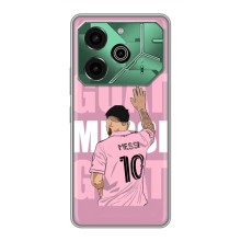 Чохли Лео Мессі в Маямі на Tecno Pova 6 Pro – GOAT MESSI