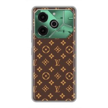 Чехлы Луи Витон для Tecno Pova 6 Pro (AlphaPrint - LOUIS VUITTON) (фон LOUIS VUITTON)