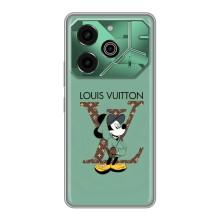 Чехлы Луи Витон для Tecno Pova 6 Pro (AlphaPrint - LOUIS VUITTON) (Микки Маус LV)