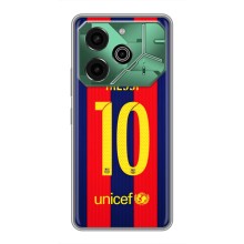 Чехлы Месси для Tecno Pova 6 Pro (AlphaPrint) (Messi Barca 10)