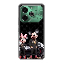 Чехол Disney Mouse Tecno Pova 6 Pro (PREMIUMPrint) – Семья Маусов