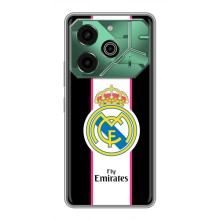 Чехол для Tecno Pova 6 Pro с принтом – Лого Real Madrid