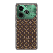 Чохол Стиль Louis Vuitton на Tecno Pova 6 Pro (Фон Луі Віттон)