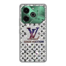 Чохол Стиль Louis Vuitton на Tecno Pova 6 Pro (Яскравий LV)