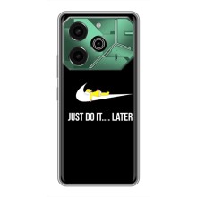 Силиконовый Чехол на Tecno Pova 6 Pro с картинкой Nike (Later)