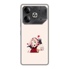 Чехлы Персонажи Аниме Наруто для Tecno Pova 6 (AlphaPrint)