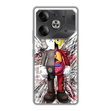 Чехлы для Tecno Pova 6 - Bearbrick Louis Vuitton (PREMIUMPrint) (Беарбрик)