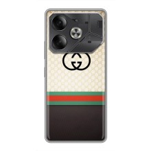 Чехлы ГУЧЧИ для Техно Пова 6 (AlphaPrint) (GUCCI стиль)