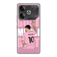 Чехлы Лео Месси в Майами на Tecno Pova 6 (GOAT MESSI)