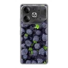 Чехлы с Фруктами для Tecno Pova 6 (VPrint) (Ежевика)