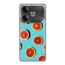 Чехлы с Фруктами для Tecno Pova 6 (VPrint) (Грейпфрут)