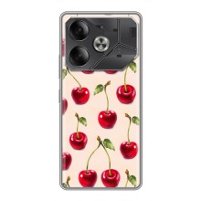 Чехлы с Фруктами для Tecno Pova 6 (VPrint) (Вишня)