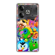 Чехлы Brawl Stars для Tecno Pova 6 (AlphaPrint)