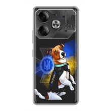 Чехлы с картинкой собаки Патрон для Tecno Pova 6 (AlphaPrint) (Патрон собачка)