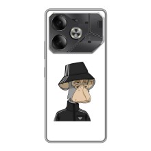 Чехлы с Обезьянами NFT для Tecno Pova 6 (AlphaPrint) (обезьяна NFT Adidas)