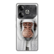 Чехлы с Обезьянами NFT для Tecno Pova 6 (AlphaPrint) (обезьяна NFT в тату)