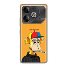 Чехлы с Обезьянами NFT для Tecno Pova 6 (AlphaPrint) (Скучающая Обезьяна NFT)