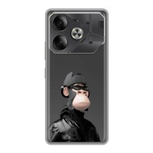 Чехлы с Обезьянами NFT для Tecno Pova 6 (AlphaPrint) (стильная обезьяна NFT)