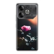 Чехлы с принтом Розочки для Tecno Pova 6 – Цветок ночной