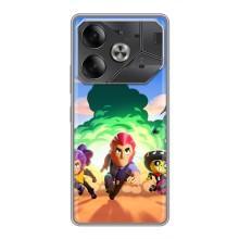 Чехол для Tecno Pova 6 Бравл Старс (VPrint)