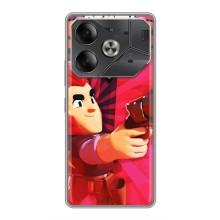 Чехол для Tecno Pova 6 Бравл Старс (VPrint)