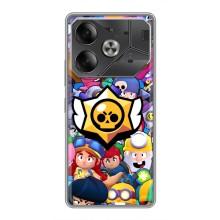 Чехол для Tecno Pova 6 Бравл Старс (VPrint)