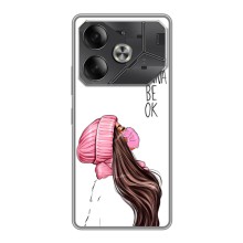 Чехол с печатью для Tecno Pova 6 - (Мода) (AlphaPrint) (Коронавирус)