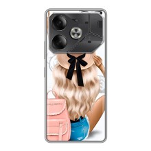 Чехол с печатью для Tecno Pova 6 - (Мода) (AlphaPrint) (Путешествие)