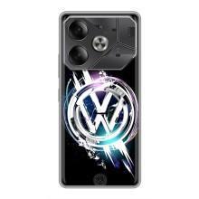 Чехол "Фольксваген" для Tecno Pova 6 – Volkswagen на черном
