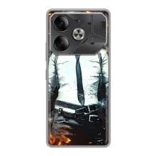 Чохол з картинкою "Герой Pubg" на Tecno Pova 6 – Man Пубг