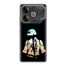 Чохол з картинкою "Герой Pubg" на Tecno Pova 6 – Пубг мен