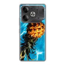 Чохол з зображенням смачної їжі для Tecno Pova 6 – Ананас