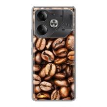 Чохол з зображенням смачної їжі для Tecno Pova 6 – Кава