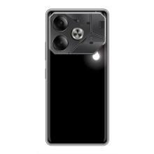 Чехол с картинками на черном фоне для Tecno Pova 6 – Лампочка