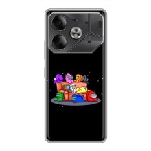 Чехол Амонг Ас для Tecno Pova 6 (AlphaPrint) (Амонг-ас)