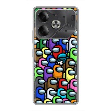 Чехол Амонг Ас для Tecno Pova 6 (AlphaPrint) (Убит)