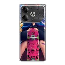 Чехол с картинкой Модные Девчонки Tecno Pova 6 – Модная девушка