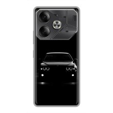 Чехол для Техно Пова 6 - с принтом БМВ (AlphaPrint) (Машина BMW)