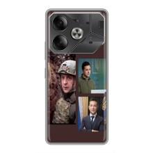 Чехол для Tecno Pova 6 (AlphaPrint - с принтом Зеленского)