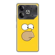Чехол с Симпсонами для Tecno Pova 6 (VPrint) (Гомер)