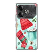 Чехол Санта Клаус для Tecno Pova 6 – Одежда