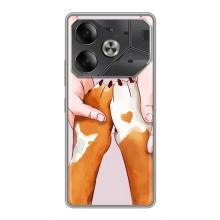 Чохол (ТПУ) Милі песики для Tecno Pova 6 – Любов до собак