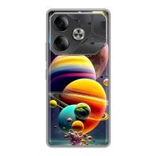 Чохол (ТПУ) з планетами на Tecno Pova 6 – Сонячна система
