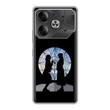 Чехлы Венсдей на Tecno Pova 6 Уэнсдей (AlphaPrint) (комната Уэнздей)