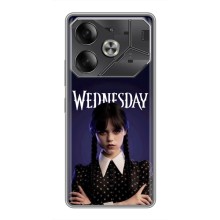 Чехлы Венсдей на Tecno Pova 6 Уэнсдей (AlphaPrint) (Wednesday)