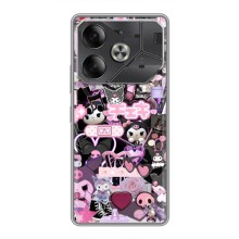Чехол с кроликом Куроми на Tecno Pova 6 (Коллаж Куроми)